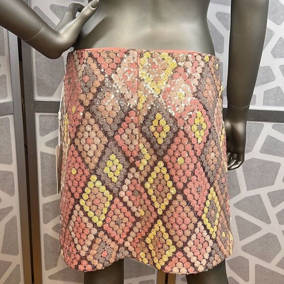 Caroline Constas Sequined Cropped Top and Mini Skirt Set NWT 6 - Picture 8 of 14